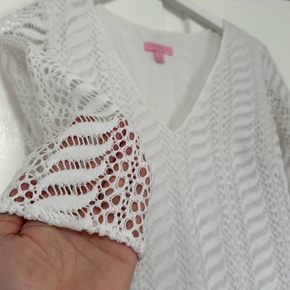 Lilly Pulitzer White Lace Dress - Picture 2 of 5